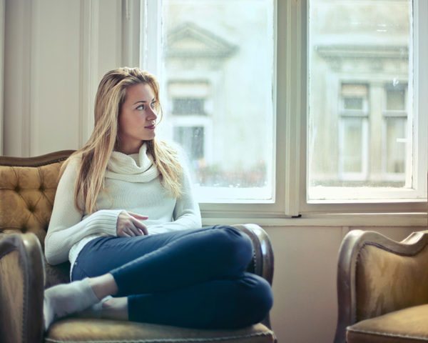 Woman looking out the window - Individual Therapy in Chester, NJ